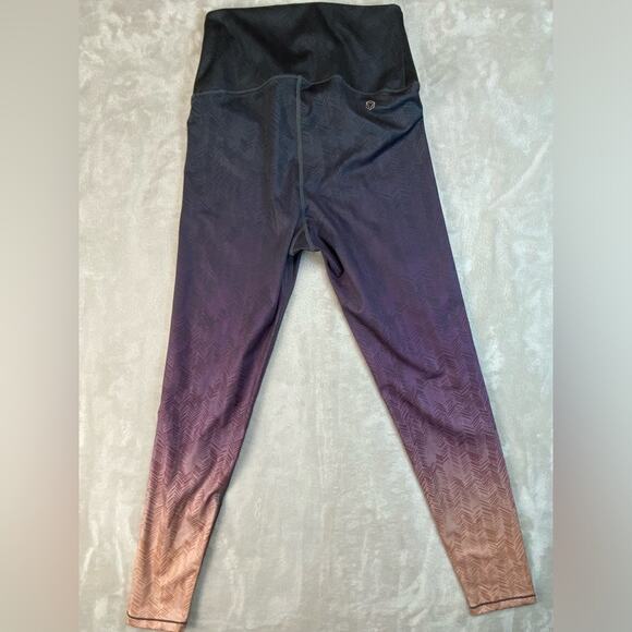 AR-33 Alpha High Rise Waist Ombré Leggings 7/8 Purple Women's Small - Picture 8 of 8